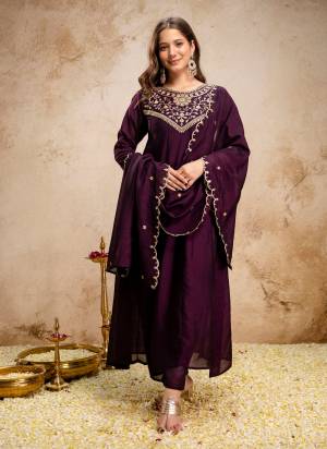 Garb These Suit in Fine Colored Pair With Bottom And Dupatta.These Top Are Vichitra Silk And Bottom Are Fabricated On Vichitra Silk Pair With Vichitra Silk Dupatta.Its Beautified With Designer Embroidery Work.