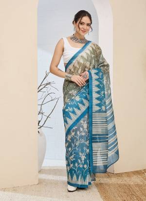 Garb These Party Wear Ready To Wear Saree in Fine Colored.These Saree Are Silk Blend And Blouse is Silk Blend Fabricated.Its Beautified With Designer Digital Printed.