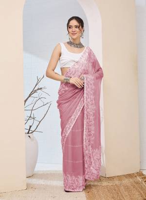 Looking These Party Wear Ready To Wear Saree in Fine Colored.These Saree Are Chiffon And Blouse is Chiffon Fabricated.Its Beautified With Designer Digital Printed.