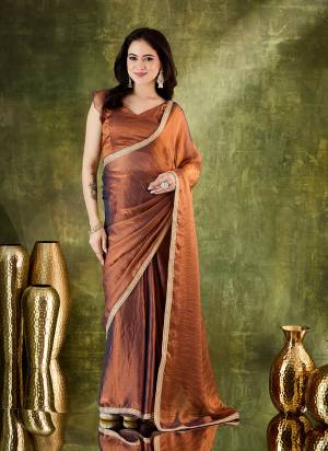 Looking These Party Wear Ready To Wear Saree in Fine Colored.These Saree Are Silk Blend And Blouse is Silk Blend Fabricated.Its Beautified With Solid,Designer Lace Border.