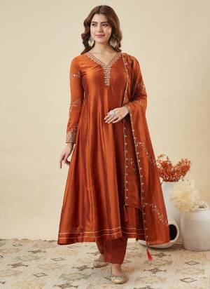 Garb These Suit in Fine Colored Pair With Bottom And Dupatta.These Top Are Vichitra Silk And Bottom Are Fabricated On Santoon Pair With Vichitra Silk Dupatta.Its Beautified With Designer Embroidery Work.