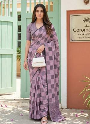 Buy These Pretty Colored Linen Cotton Fabricated Saree.