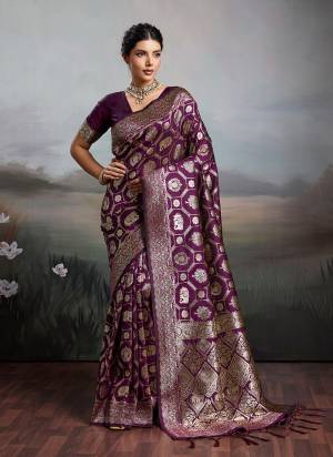 Buy These Pretty Colored Silk Fabricated Saree.