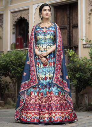 Attractive These Designer Readymade Gown With Dupatta in Fine Colored Pair.These Gown Are Fabricated On Dola Silk Pair With Chinon Dupatta.Its Beautified With Designer Digital Printed With Neck Hand Work.