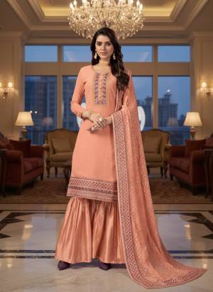 Looking These Party Wear Designer Suit in Fine Colored Pair With Bottom And Dupatta.These Top Are Faux Georgette And Dupatta Are Fabricated On Faux Georgette Pair With Santoon Bottom.Its Beautified With Santoon Inner.Its Beautified With Heavy Designer Embroidery Work.