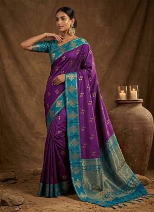 Attractive These Fastive And Party Wear Saree in Fine Colored.These Saree And Blouse is Fabricated On Soft Silk.Its Beautified With Woven Jari Designer.