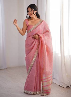 Garb These Party Wear Saree in Fine Colored.These Saree Are Spun Cotton And Blouse is Spun Cotton Fabricated.Its Beautified With Woven Jari Designer,Jari,Dori,Mirror Embroidery Work Lace Border.