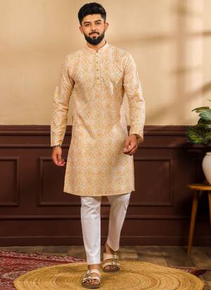 For A festive And Party Wear,Looking These Readymade Kurta With Payjama in Fine Colored.These Kurta is Fabricated On Cotton And Art Silk Bottom With Woven Designer With Digital Printed.Buy Now.