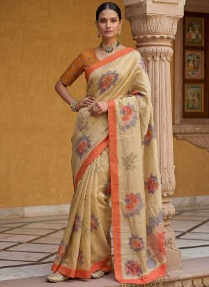 Garb These Fastive And Party Wear Saree in Fine Colored.These Saree And Blouse is Fabricated On Virana Silk.Its Beautified With Designer Printed With Dori Work.