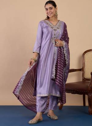 Garb These Beautiful Readymade Suits With Dupatta.These Suit is Fabricated On Top Are Silk Blend And Bottom Are Silk Blend And Silk Dupatta .Its Beautified With Designer Embroidery Work.