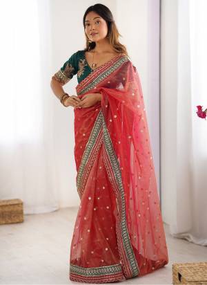 Garb These Fancy Party Wear Saree in Fine Colored.These Saree Are Banarasi Crush And Blouse is Diamond Silk Fabricated.Its Beautified With Codding,Sequance Embroidery Lace Work.