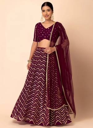 For A Designer Look,Grab These Lehenga Choli in Fine Colored.These Lehenga And Blouse Are Fabricated On Georgette Pair With Dupatta Are Soft Net.Its Beautified With Designer Sequance,Jari Embroidery Work.