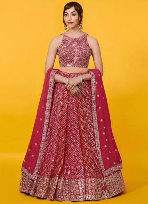 For A Designer Look,Grab These Lehenga Choli in Fine Colored.These Lehenga And Blouse Are Fabricated On Georgette Pair With Dupatta Are Soft Net.Its Beautified With Designer Embroidery Work.