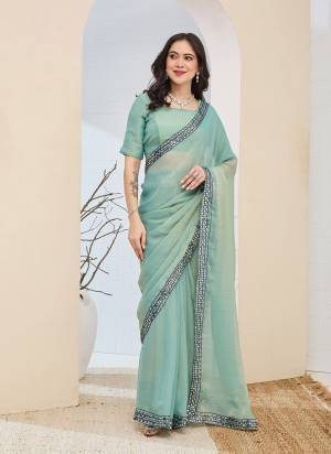Garb These Party Wear Ready To Wear Saree in Fine Colored.These Saree Are Silk Blend And Blouse is Silk Blend Fabricated.Its Beautified With Solid Designer Lace Border.