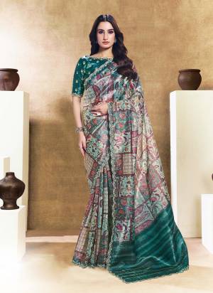 Look Attrective These Designer Party Wear Saree in Fine Colored.These Saree Are Two Tone Paper Silk And Blouse Are Two Tone Paper Silk is Fabricated.Its Beautified Desiger Printe,Embroidery,Pearl,Stone Work.