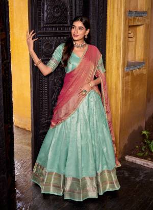 Looking These Party Wear Lehenga Choli in Fine Colored. These Lehenga And Blouse Are Dupion Silk And Dupatta Are Fabricated On Simmer Jari Fabriced. It is Beautified With Woven Jari Patta Designer.