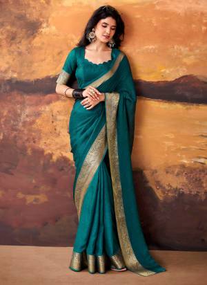 Garb These Festive And Party Wear Saree in Fine Colored.These Saree And Blouse is Fabricated On Mass Mello.Its Beautified With Woven Jari Border Designer.