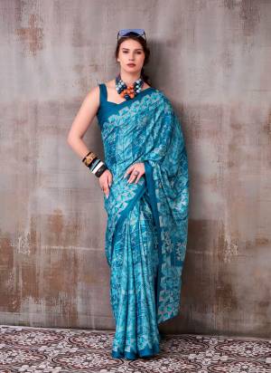 Looking These Festive And Party Wear Saree in Fine Colored.These Saree And Blouse is Fabricated On Satin Silk.Its Beautified With Designer Printed.