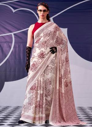 Looking These Festive And Party Wear Saree in Fine Colored.These Saree And Blouse is Fabricated On Satin Silk.Its Beautified With Designer Printed.