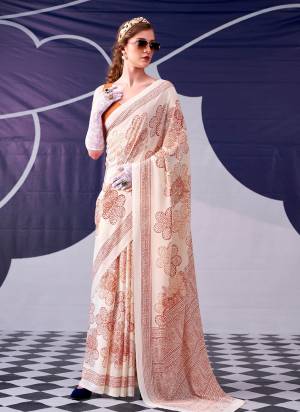 Looking These Festive And Party Wear Saree in Fine Colored.These Saree And Blouse is Fabricated On Satin Silk.Its Beautified With Designer Printed.
