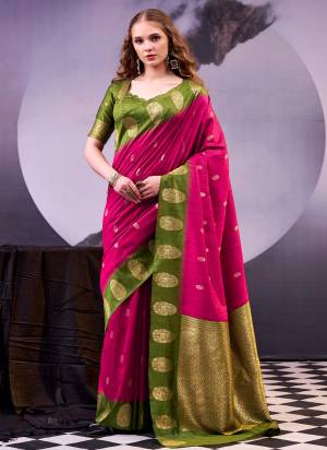 Looking These Festive And Party Wear Saree in Fine Colored.These Saree And Blouse is Fabricated On Poly Cotton.Its Beautified With Weaving Jari Designer.