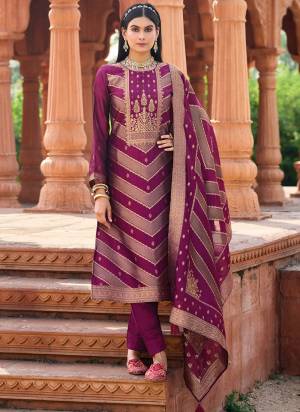 Garb These Party Wear Salwar Suit in Fine Colored Pair With Bottom And Dupatta.These Top Are Banglori Silk And Dupatta Are Fabricated On Banglori Silk Pair With Santoon Bottom.Its Beautified With Heavy Woven Jacquard Designer.