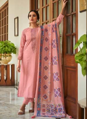 Attractive These Party Wear Salwar Suit in Fine Colored Pair With Bottom And Dupatta.These Top Are Cambric Cotton And Dupatta Are Fabricated On Cotton Pair With Lown Cotton Bottom.Its Beautified With Digital Printed With Embroidery Work.