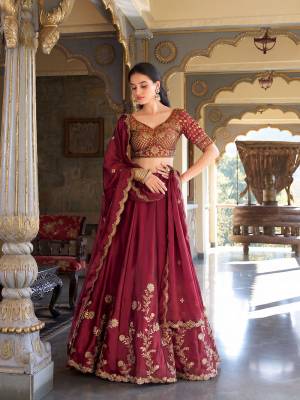 For A Designer Look,Grab These Lehenga Choli in Fine Colored.These Lehenga And Dupatta Are Fabricated On Rangoli Silk Pair With Rangoli Silk Blouse.Its Beautified With Designer Dori,Sequance,Jari Embroidery Work.