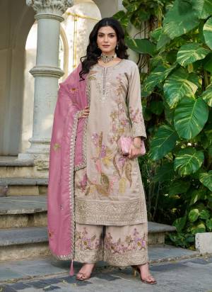 Attractive These Party Wear Free Size Stitched Plazzo Suit in Fine Colored Pair With Dupatta.These Top And Dupatta Are Simmer And Bottom Are Simmer And Pair With Crepe Inner.Its Beautified With Designer Embroidery,Hand Work.