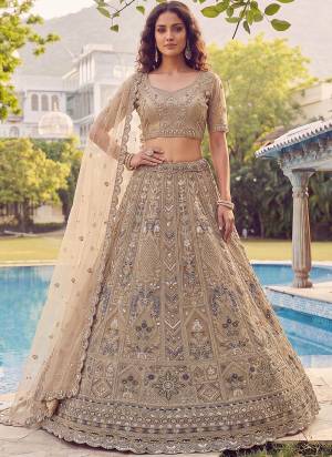 For A Fancy Designer Look,Grab These Lehenga Choli With Dupatta in Fine Colored.These Lehenga And Choli Are Net And Dupatta Are Fabricated On Soft Net Pair.Its Beautified With Fancy Jari,Sequance,Dori,Multy Thread Embroidery,Zircon Diamond Work. 