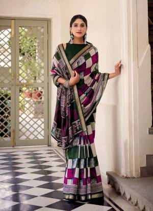 Looking These Festive And Party Wear Saree in Fine Colored.These Saree And Blouse is Fabricated On Viscose Chanderi.Its Beautified With Woven Temple Border With Designer Printed.