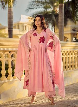 Garb These Suit in Fine Colored Pair With Bottom And Dupatta.These Top Are Georgette And Bottom Are Fabricated On Chanderi Pair With Chanderi Dupatta.Its Beautified With Designer Embroidery Work.