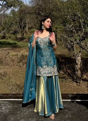 Garb These Suit in Fine Colored Pair With Bottom And Dupatta.These Top Are Fendy Satin And Bottom Are Fabricated On Fendy Satin Pair With Fendy Satin Dupatta.Its Beautified With Designer Embroidery Work.