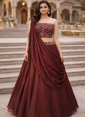 Looking These Party Wear Lehenga Choli in Fine Colored.These Lehenga And Choli Are Rangoli Silk And Dupatta Are Fabricated On Rangoli Silk Pair.Its Beautified With Designer Multy Thread Embroidery Work Blouse.