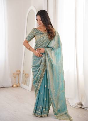 Looking These Fancy Party Wear Saree in Fine Colored.These Saree Are Fendy Satin And Blouse is Fendy Satin Fabricated.Its Beautified With Sequance Embroidery Work.