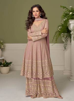 Attractive These Party Wear Free Size Stitched Plazzo Suit in Fine Colored Pair With Dupatta.These Top And Dupatta Are Georgette And Bottom Are Georgette.Its Beautified With Designer Embroidery,Hand Work.