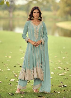 Attractive These Party Wear Free Size Stitched Suit in Fine Colored Pair With Dupatta.These Top And Bottom Are Georgette And Dupatta Are Georgette And Pair.Its Beautified With Designer Heavy Beads Embroidery Work.