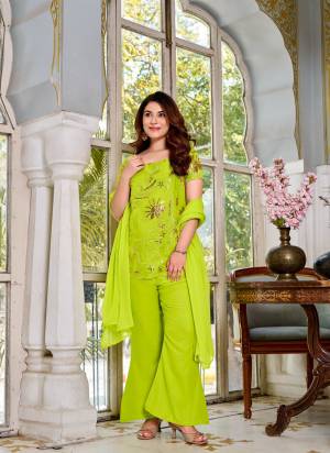 Looking These Suit in Fine Colored Pair With Bottom And Dupatta.These Top Are Georgette And Bottom Are Fabricated On Georgette Pair With Georgette Dupatta.Its Beautified With Designer Embroidery Work.