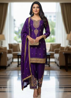 Garb These Designer Readymade Suit in Fine Colored Pair With Bottom And Dupatta.These Top Are Chinon And Dupatta Are Fabricated On Chinon Pair With Chinon Bottom.Its Beautified With Designer Codding,Sequance Embroidery Work.