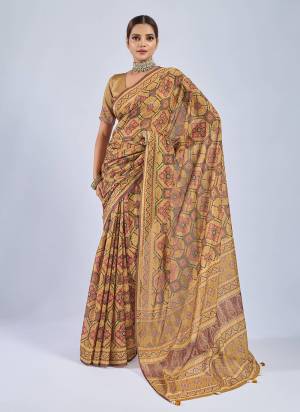 Looking These Fancy Party Wear Saree in Fine Colored.These Saree Are Chiffon And Blouse is Chiffon Fabricated.Its Beautified With Woven Patta Designer, Ajrak Printed,Sequance Work Blouse.