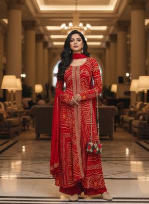 Looking These Party Wear Free Size Stitched Plazzo Suit in Fine Colored Pair.These Top Are Viscose Jacquard And Botton And Dupatta Are Georgette Fabric.Its Beautified With Woven Jacquard Designer With Embroidery Work.