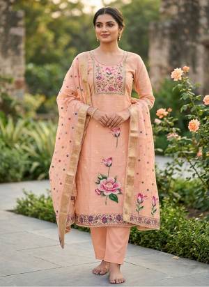 Looking These Suit in Fine Colored Pair With Bottom And Dupatta.These Top Are Banarasi Cotton And Dupatta Are Fabricated On Banarasi Pair With Rayon Bottom.Its Beautified With Designer Printed, Hand Work.