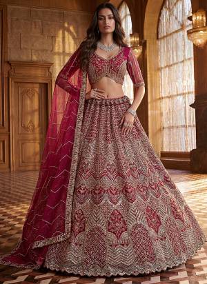 For A Fancy Designer Look,Grab These Lehenga Choli With Dupatta in Fine Colored.These Lehenga And Choli Are Net And Dupatta Are Fabricated On Soft Net Pair.Its Beautified With Fancy Patten,Intricate Boota,Sequance Embroidery,Motif Crystal Work. 