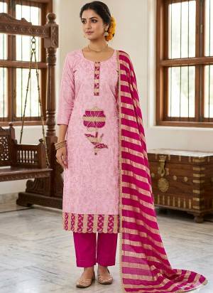 Attractive These Suit in Fine Colored Pair With Bottom And Dupatta.These Top Are Jam Cotton And Dupatta Are Fabricated On Banarasi Pair With Rayon Bottom.Its Beautified With Designer Printed, Embroidery Work.
