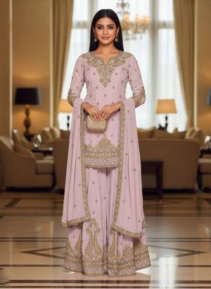 Looking These Party Wear Free Size Stitched Plazzo Suit in Fine Colored Pair.These Top Bottom And Dupatta Are Chinon Fabriced.Its Beautified With Heavy Designer Beads Embroidery Work.