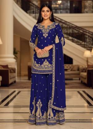 Looking These Party Wear Free Size Stitched Plazzo Suit in Fine Colored Pair.These Top Bottom And Dupatta Are Chinon Fabriced.Its Beautified With Heavy Designer Beads Embroidery Work.