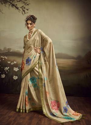 Looking These Fancy Party Wear Saree in Fine Colored.These Saree Are Jacquard Silk And Blouse is Jacquard Silk Fabricated.Its Beautified With Woven Border Designer With Floral Printed.