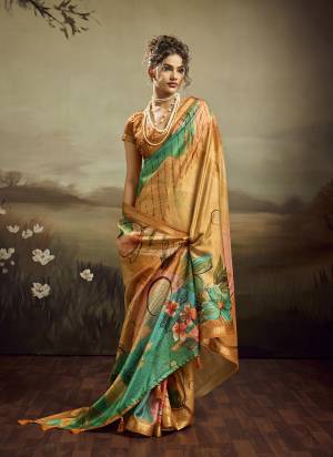 Looking These Fancy Party Wear Saree in Fine Colored.These Saree Are Jacquard Silk And Blouse is Jacquard Silk Fabricated.Its Beautified With Woven Border Designer With Floral Printed.