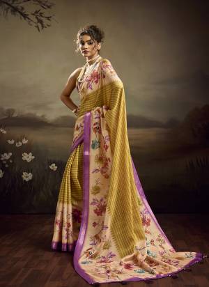 Looking These Fancy Party Wear Saree in Fine Colored.These Saree Are Jacquard Silk And Blouse is Jacquard Silk Fabricated.Its Beautified With Woven Border Designer With Floral Printed.