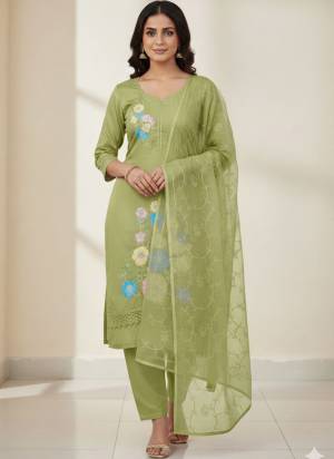 Garb This Suits In Lovely Color.Its Pretty Top Is Roman Silk Based Paired Bottom Santoon And Naznin Fabricated Dupatta Are Designer Embroidery Work. Which Gives An Attractive To The Dress.